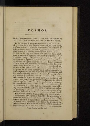 Cosmos.