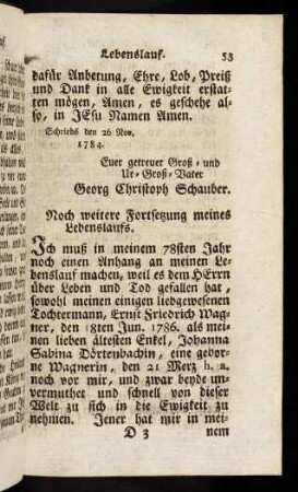 53-62, Noch weitere Fortsetzung meines Lebenslaufs
