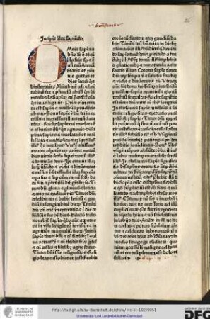 Omnis sapientia a domino deo est...