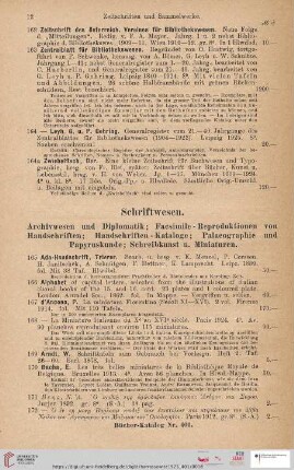 Schriftwesen (Nr. 165 - 402)