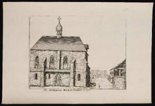 St. Catharina Kirch u: Closter. in Nürnb. - Sankt Katharina, Nürnberg; Klosteranlage des ehemaligen Dominikanerinnenklosters Sankt Katharina, Nürnberg