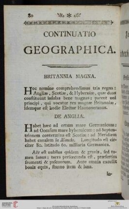 Continuatio Geographica