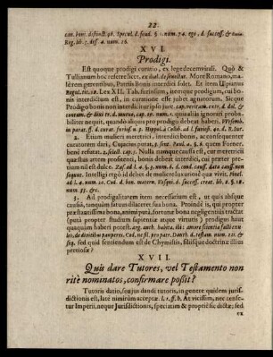 XVII. Quis dare Tutores, vel Testamento non rite nominatos, confirmare poßit?