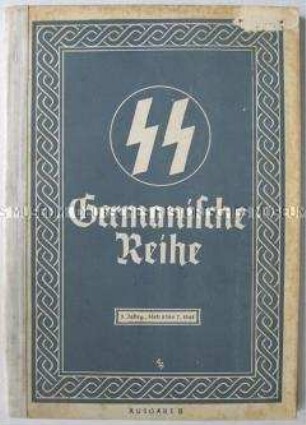 Monatszeitschrift der SS "Germanische Reihe" überwiegend mit Unterhaltungsbeiträgen