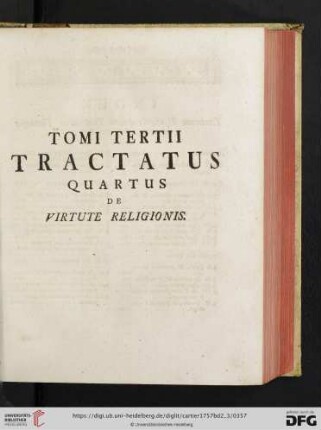Tractatus quartus