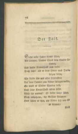 Der Falk.