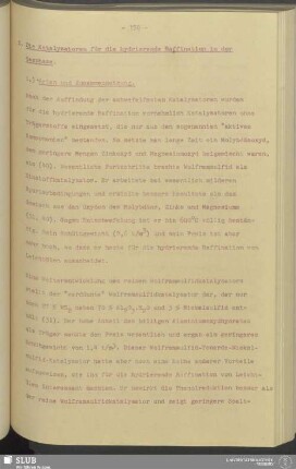 X. Die Katalysatoren für die hydrierende Raffination in der Gasphase