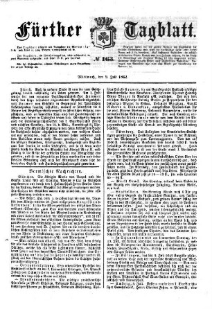 Fürther Tagblatt : General-Anzeiger für Fürth und Umgegend. 1862, 7/12