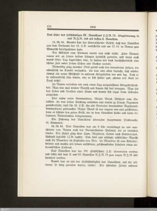 Das Ende des selbstständigen IV. Bataillons L.I.R. 75. Eingliederung in das R.I.R. 440 als dessen I. Bataillon