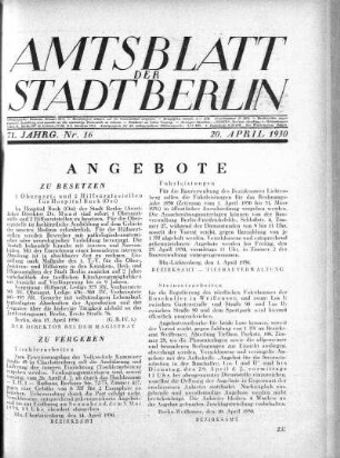1930,16: Nr. 16, 20. April 1930