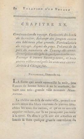 Chapitre XX. Continuation du voyage ...