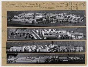 Modell: Bebauungsvorschlag Wohngebiet nordöstlich Ostseeplatz. Berlin, Prenzlauer Berg, Greifswalder Straße/Ostseestraße/Lehder Straße/Hosemannstraße/Mandelstraße/Schieritzstraße/Cohnstraße