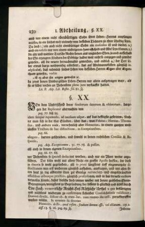 230-239, I. Abtheilung § XX - XXIII