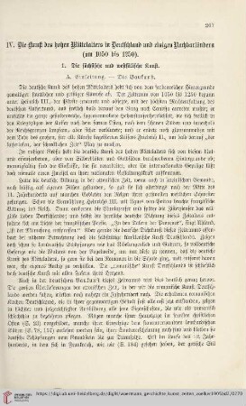 IV. Die Kunst des hohen Mittelalters in Deutschland und einigen Nachbarländern (um 1050 - 1250)