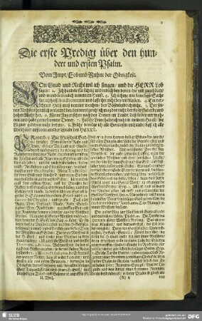 Außlegung des hundert und ersten Psalms