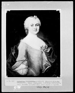 Ehebildnisse Johann Christoph und Adelgunde Gottsched — Luise Adelgunde Victoria Gottsched, geb. Kulmus