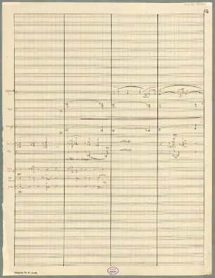 Adagio, orch, Sketches. Fragments - BSB Mus.ms. 13248 : [without title]