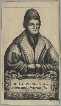 Bildnis des Ioh. Agricola Islebius