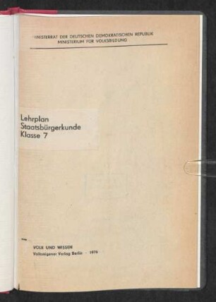 1976: Klasse 7