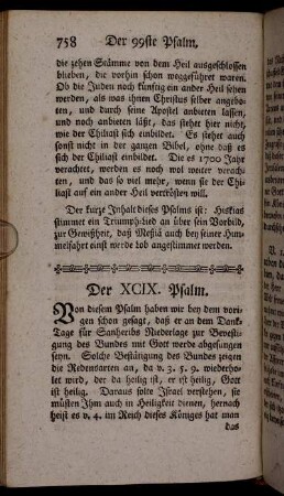 Der XCIX. Psalm.