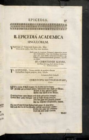 36-49, II. Epicedia Academica Singulorum