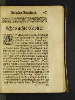 [Das achte Capitel. - Das dreyzehende Cap.]