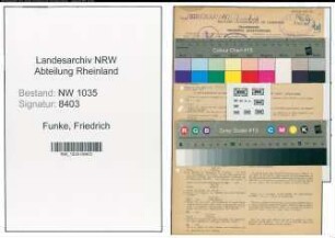 Entnazifizierung Friedrich Funke , geb. 14.03.1895 (Steiger)