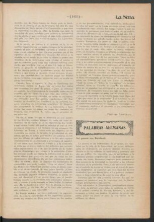 Palabras alemanas