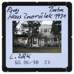 Prag, Werkbundsiedlung (Baba),Prag, Werkbundsiedlung/Baba, Haus Zaorálek