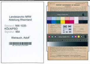 Entnazifizierung Adolf Weirauch , geb. 13.04.1898 (Kaufmaennischer Angestellter)