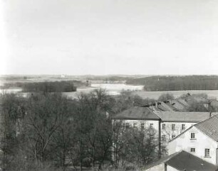 Wermsdorf. Ortsteilansicht. Blick vom Wasserturm nach Südwesten