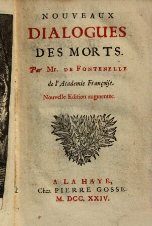 Nouveaux dialogues des morts