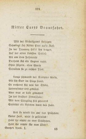 Ritter Curts Brautfahrt.