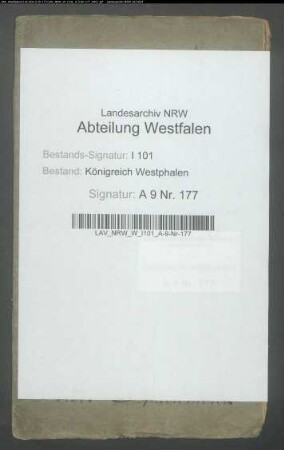 Aktivkapitalien bei dem aufgehobenen Stift Schildesche
