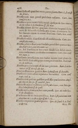 Diuisibilis est quælibet res in partes plures. [ - ] Dominium probatur ex solutione ...
