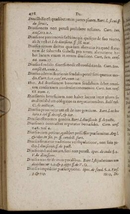 Diuisibilis est quælibet res in partes plures. [ - ] Dominium probatur ex solutione ...