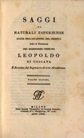 Saggi die naturali esperienze fatte nell'accademia del cimento