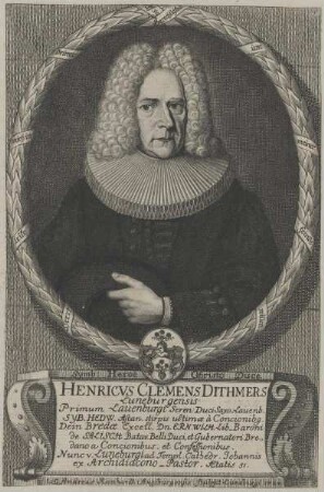 Bildnis des Henricus Clemens Dithmers