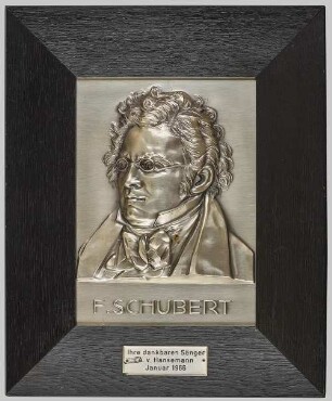 Metallrelief, Franz Schubert