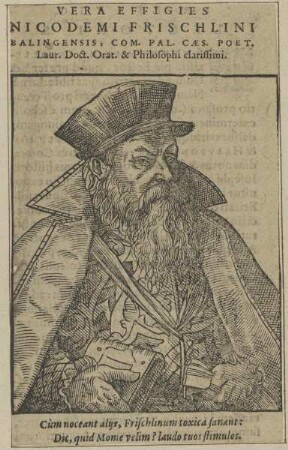 Bildnis des Nicodemus Frischlinus