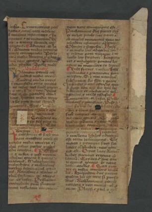 UB Gießen, Hs NF 698 - [Sprachliche Erklärungen zum Neuen Testament (Philemon, Hebräer) – Fragment]. - UB Gießen, Hs NF 698