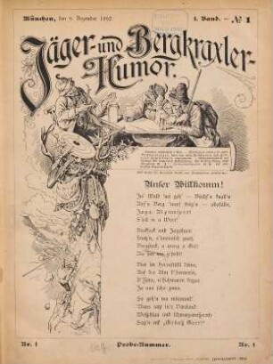 Jäger- und Bergkraxler-Humor. 1. 1892/93