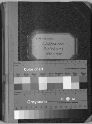 Liebfrauen-Kirche (katholische Gemeinde): Beerdigungen 1852 - 1860