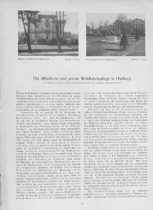 Die öffentliche und private Wohlfahrtspflege in Harburg
