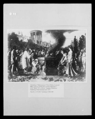 Orestes und Pylades vor dem Opferaltar