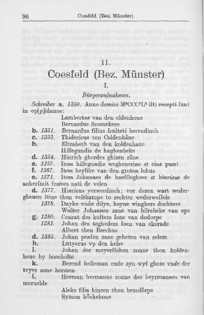 11. Coesfeld (Bez. Münster)