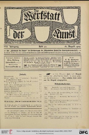 Heft 43 (18. August 1909)