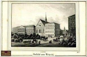 Ansicht von Leipzig. 1835.