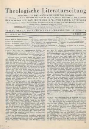 82-85 [Rezension] Schmidt, Hans, Der heilige Fels in Jerusalem