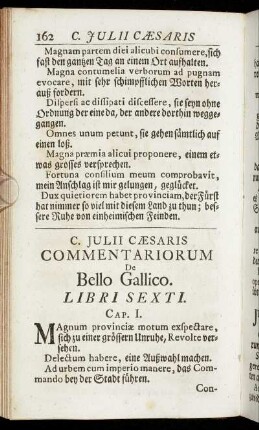 Libri Sexti. /Cap.I. - Cap.XLIV.